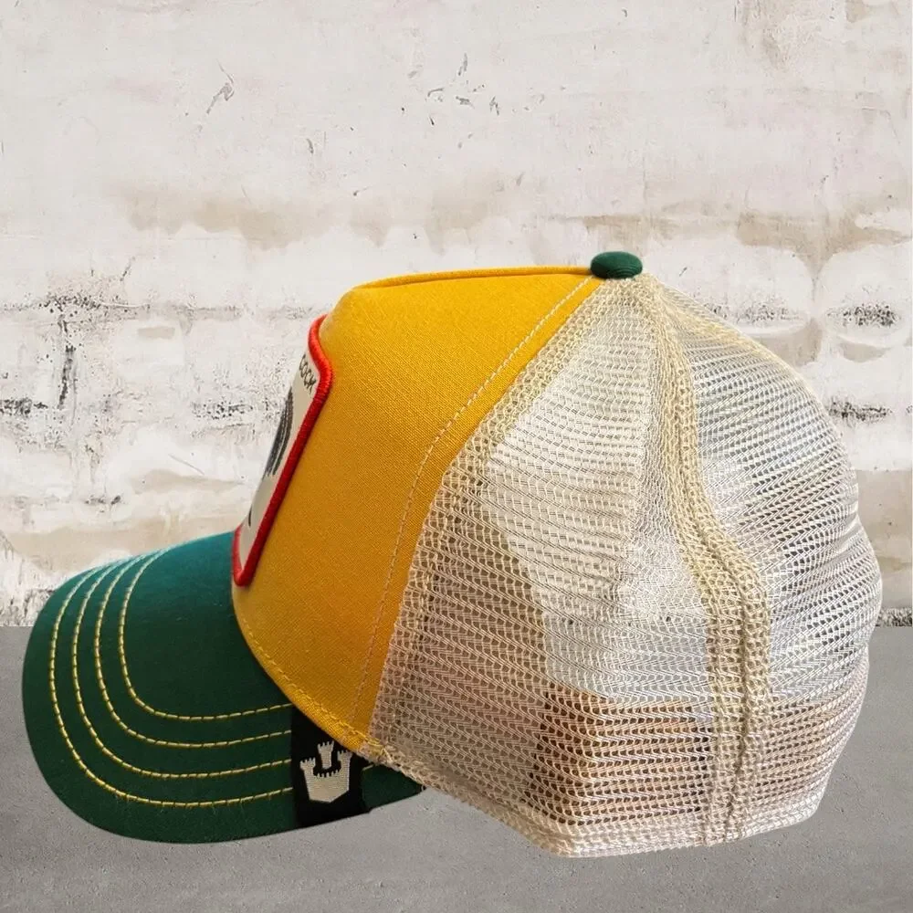 Goorin Bros $40 Rooster Yellow Trucker Hat NWT